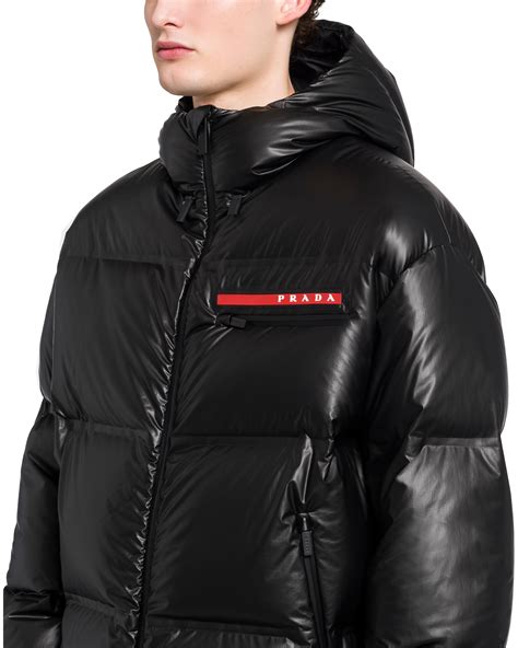 prada puffer jacke herren|farfetch Prada jacket.